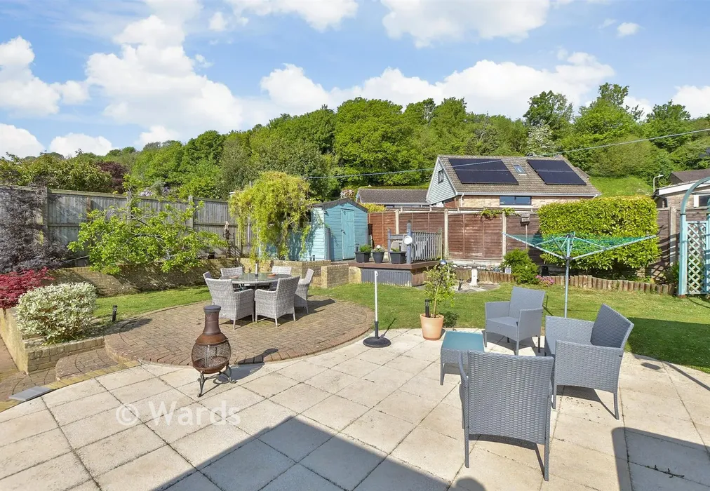 Rear Garden - Deanwood Road, Dover, Kent - Wards of Kent