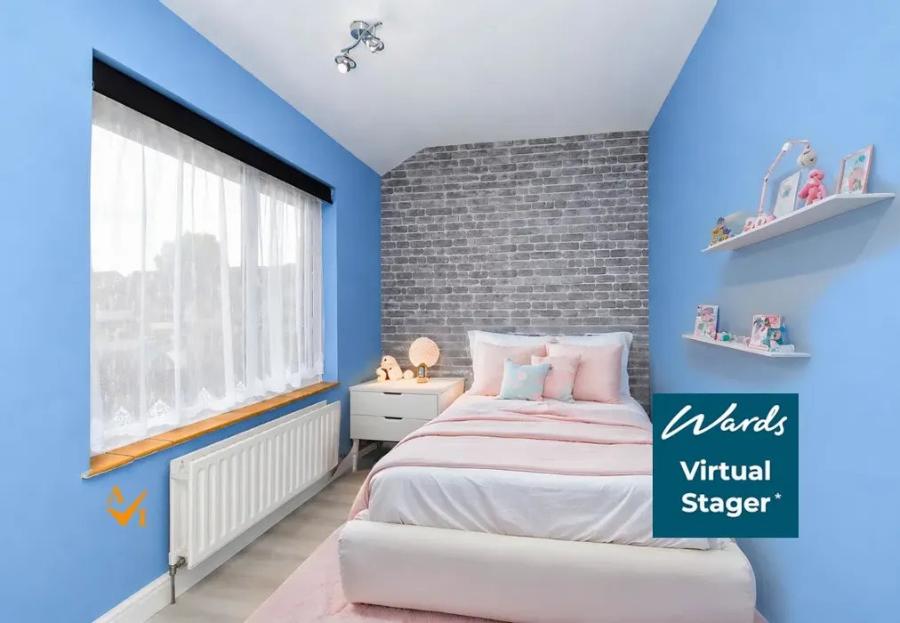 Bedroom 2 (Contemporary style) - Blenheim Road, Sittingbourne, Kent - Wards of Kent