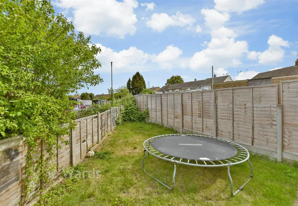 Rear Garden - Blenheim Road, Sittingbourne, Kent - Wards of Kent