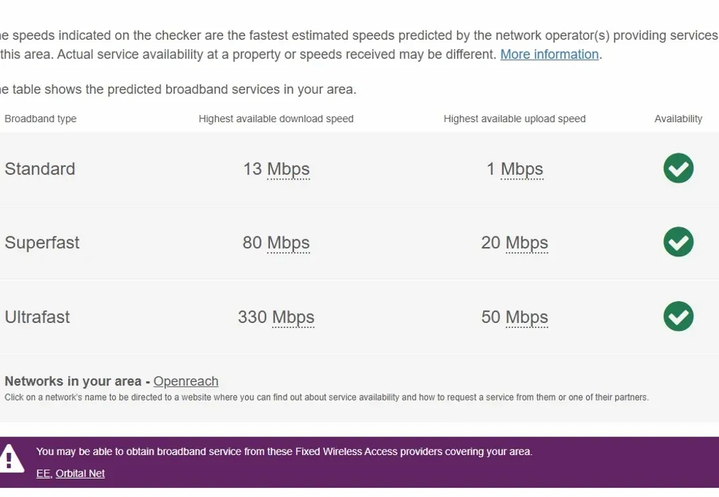 Broadband - Bull Lane Eccles ME20 - Wards of Kent
