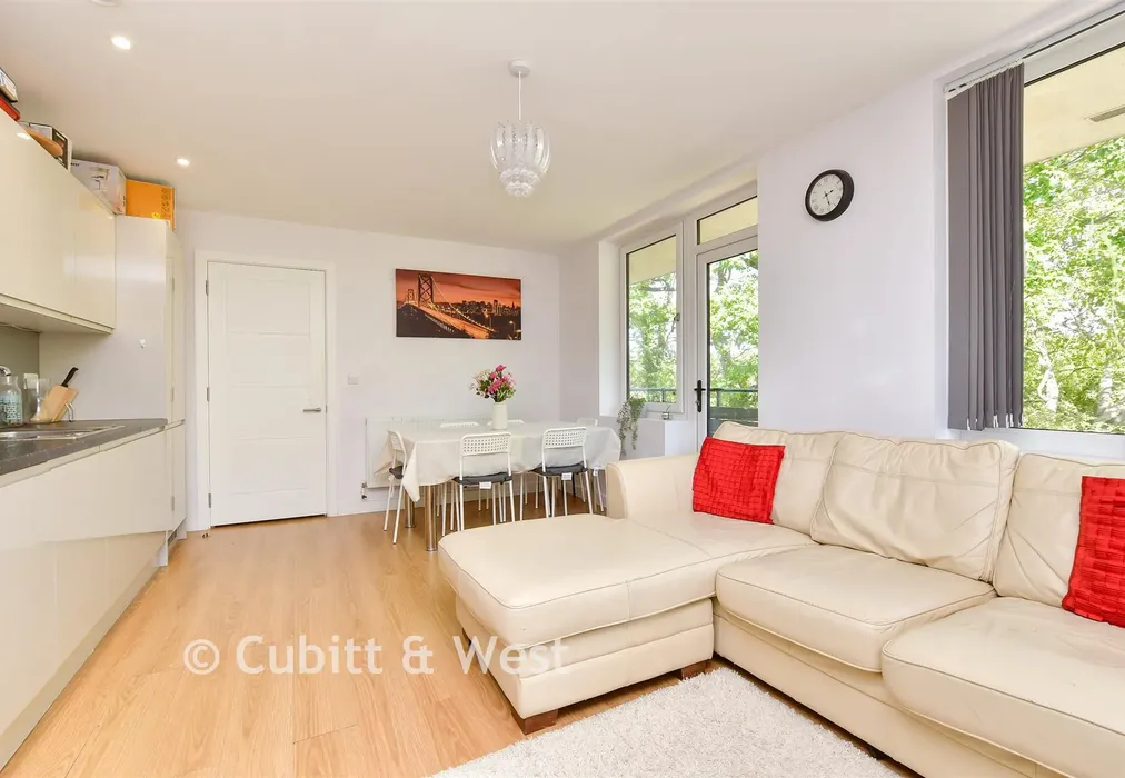 Lounge / Kitchen - Challenge Court, Leatherhead, Surrey - Wards of Kent