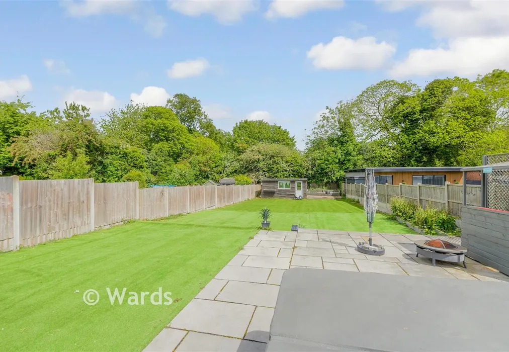 Rear Garden - Walderslade Road, Walderslade, Chatham, Kent - Wards of Kent