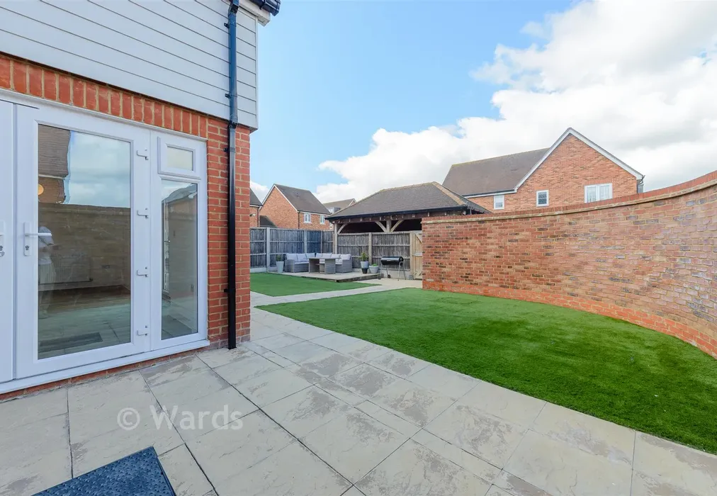 Rear Garden - Village Road, Wouldham, Rochester, Kent - Wards of Kent
