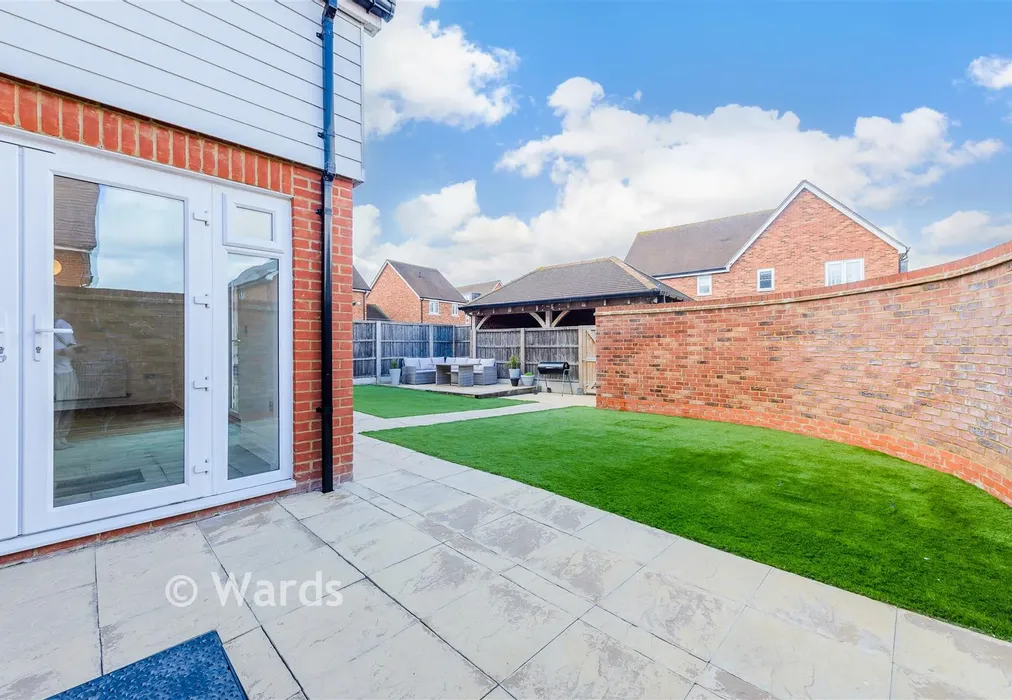Rear Garden - Village Road, Wouldham, Rochester, Kent - Wards of Kent