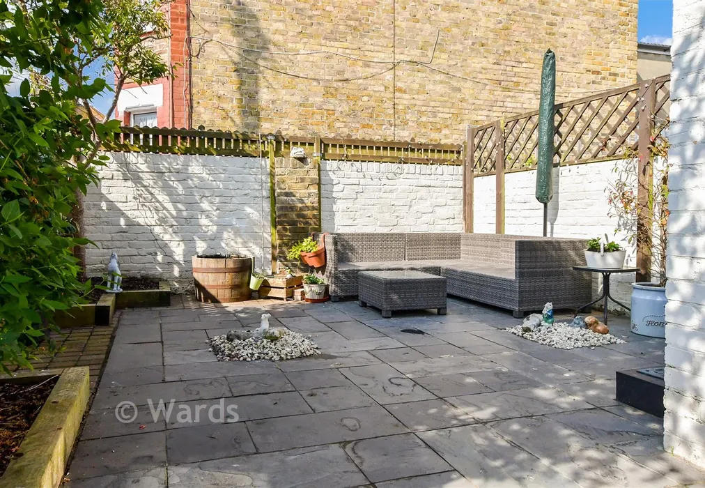 Rear Garden - Elms Avenue, Ramsgate, Kent - Wards of Kent