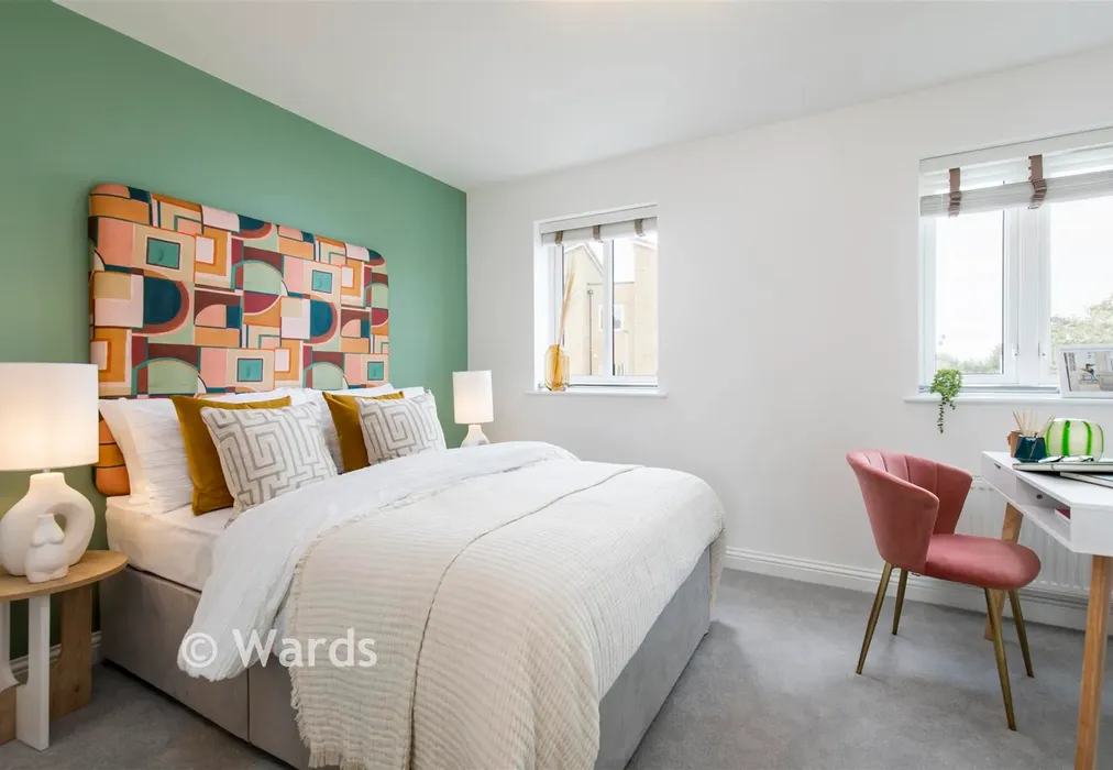 Show Home Bedroom 2 - The Cliffmere, Wellington Gardens, Cross Road, Walmer, Kent - Wards of Kent
