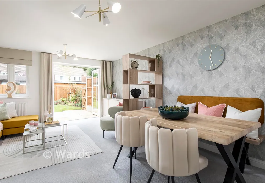 Show Home Lounge Diner - The Cliffmere, Wellington Gardens, Cross Road, Walmer, Kent - Wards of Kent
