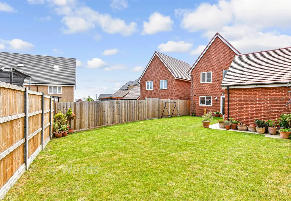 Rear Garden - Thomas Aveling Road, Rochester, Kent - Wards of Kent