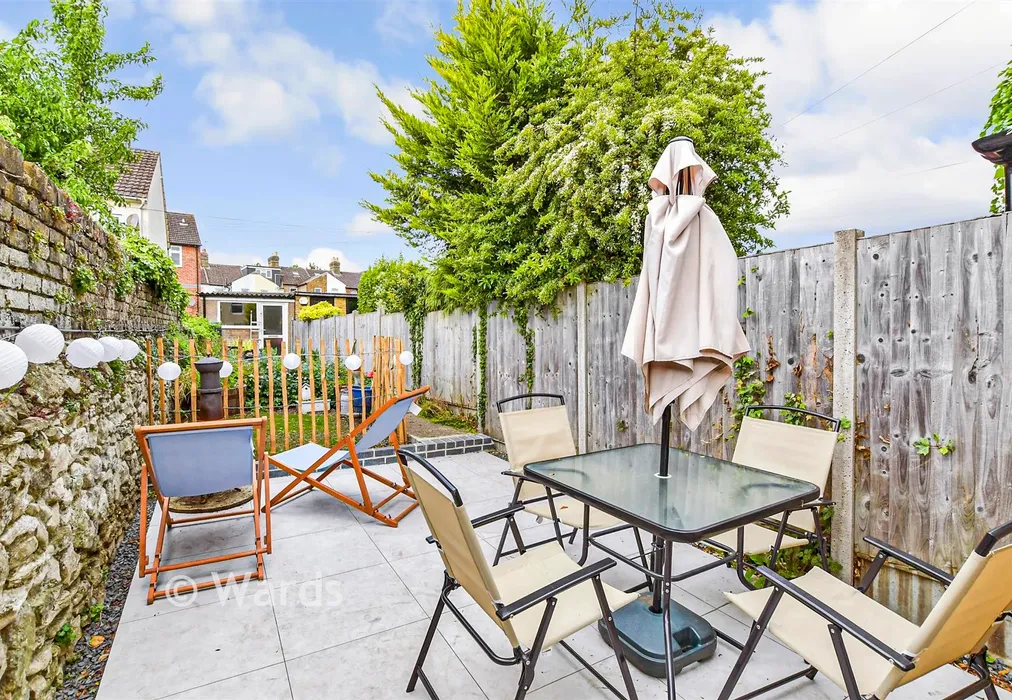 Rear Garden - Victoria Street, Maidstone, Kent - Wards of Kent