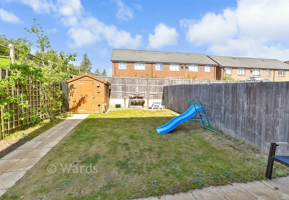 Rear Garden - Papyrus Drive, Sittingbourne, Kent - Wards of Kent