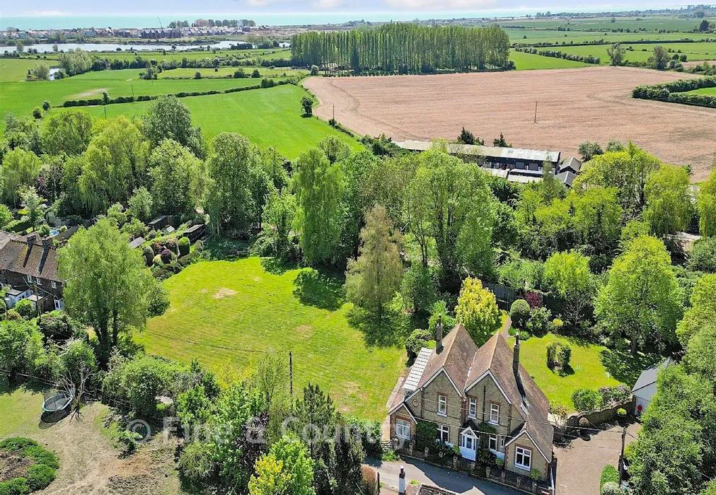 Aerial View - St. Mary's Road, West Hythe, Hythe, Kent - Wards of Kent
