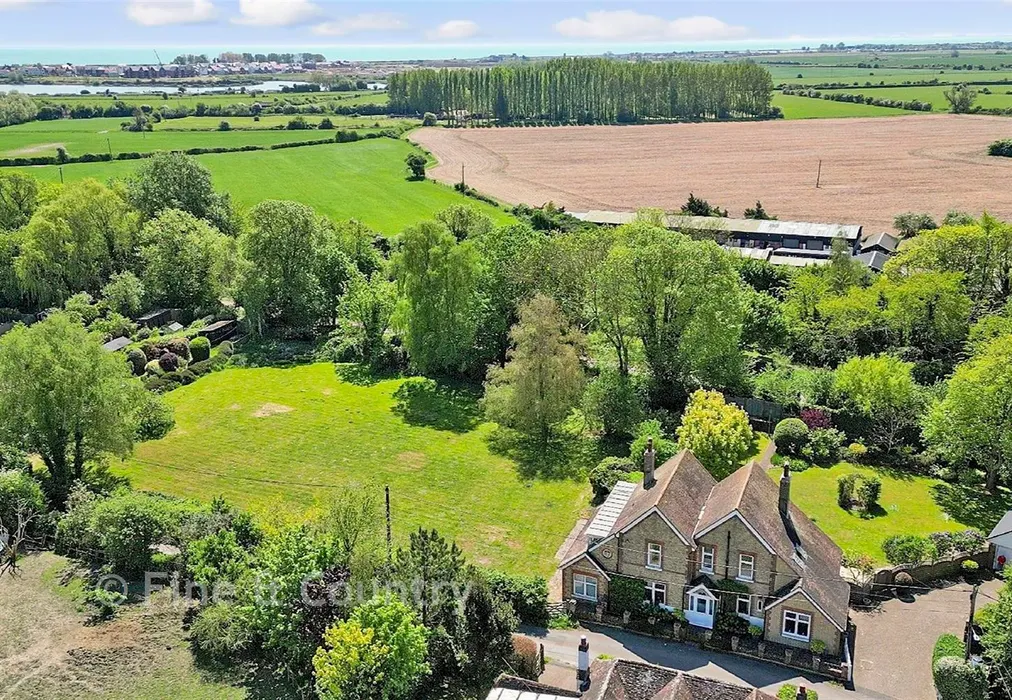 Aerial View - St. Mary's Road, West Hythe, Hythe, Kent - Wards of Kent