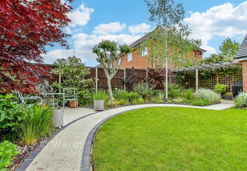 Rear Garden - Admiral Way, Marden, Tonbridge, Kent - Wards of Kent
