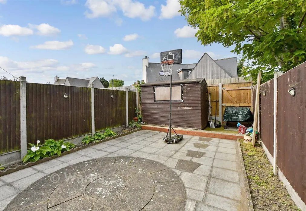 Rear Garden - Nash Court Gardens, Margate, Kent - Wards of Kent