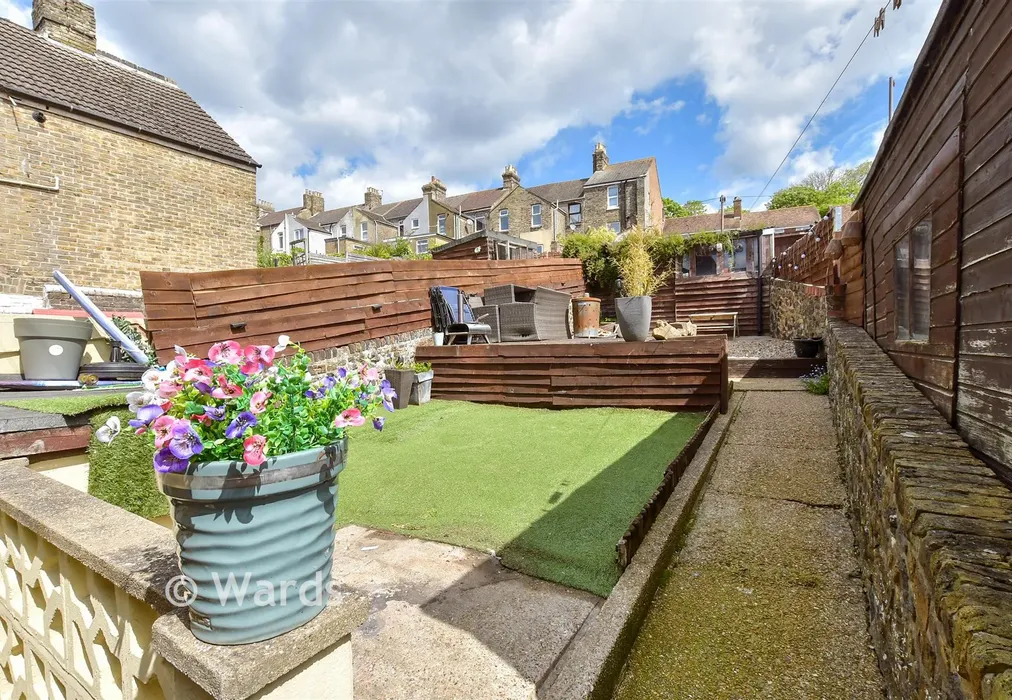 Rear Garden - Heathfield Avenue, Dover, Kent - Wards of Kent