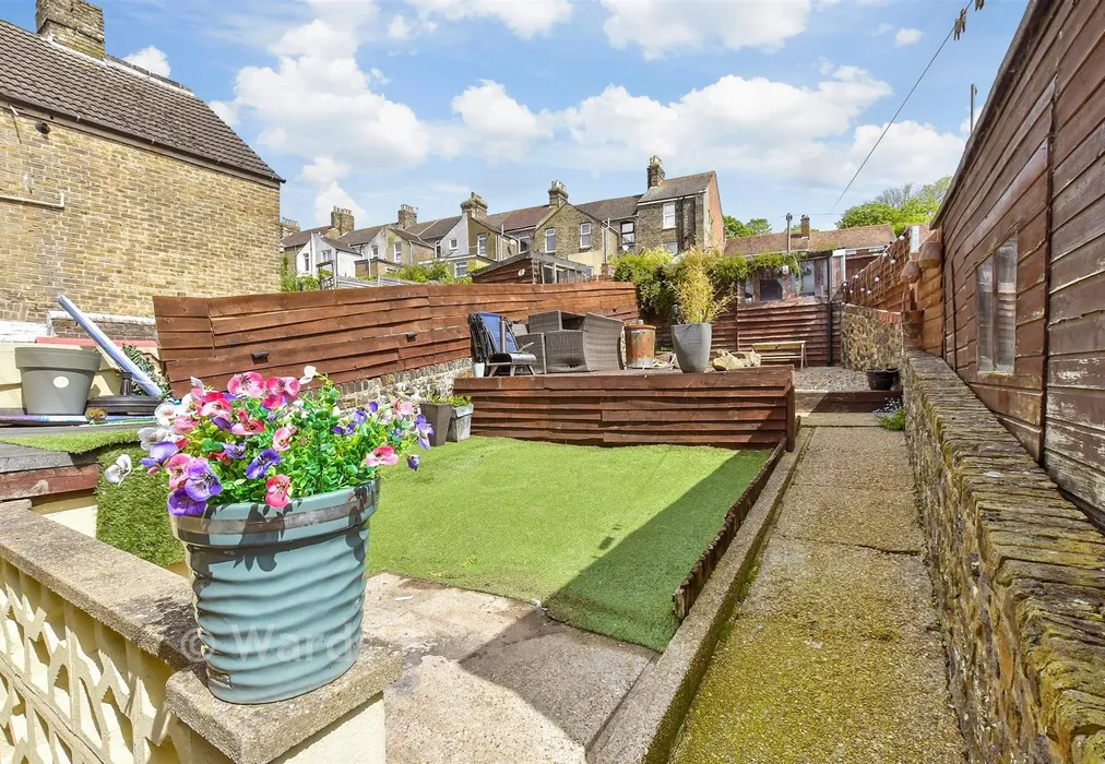 Rear Garden - Heathfield Avenue, Dover, Kent - Wards of Kent