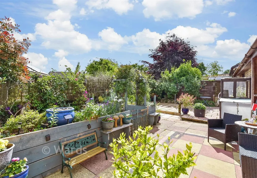 Rear Garden - Caernarvon Drive, Maidstone, Kent - Wards of Kent