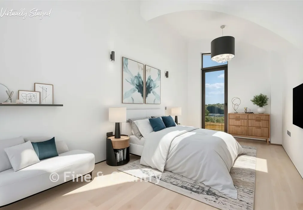 Staged Bedroom 3 - Hartdene Barns, Hartfield Road, Cowden, Kent - Wards of Kent