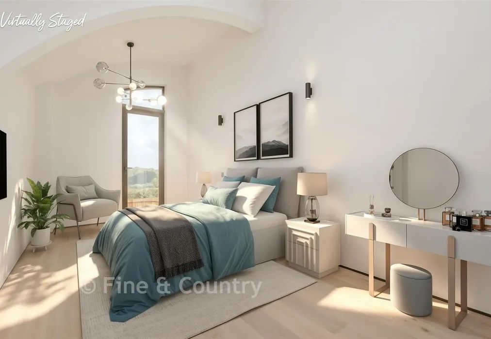 Staged Bedroom 2 - Hartdene Barns, Hartfield Road, Cowden, Kent - Wards of Kent