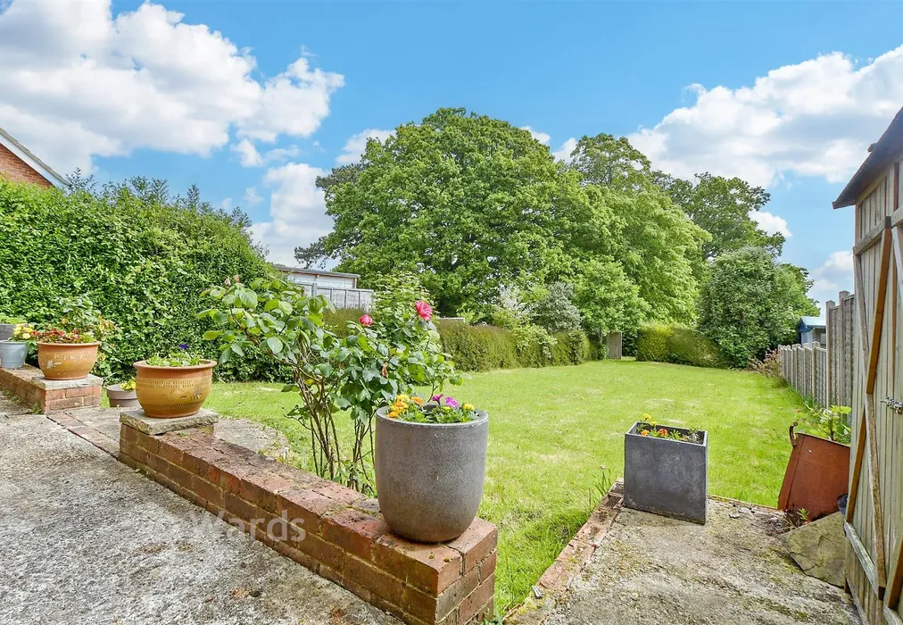 Rear Garden - Sparkes Wood Avenue, Rolvenden, Cranbrook, Kent - Wards of Kent