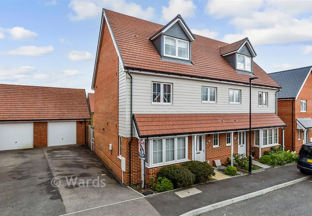 Front Elevation (Web) - Honeysuckle Way, Coxheath, Maidstone, Kent - Wards of Kent