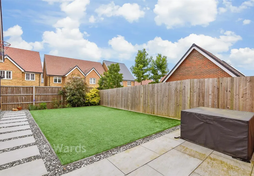 Rear Garden - Honeysuckle Way, Coxheath, Maidstone, Kent - Wards of Kent