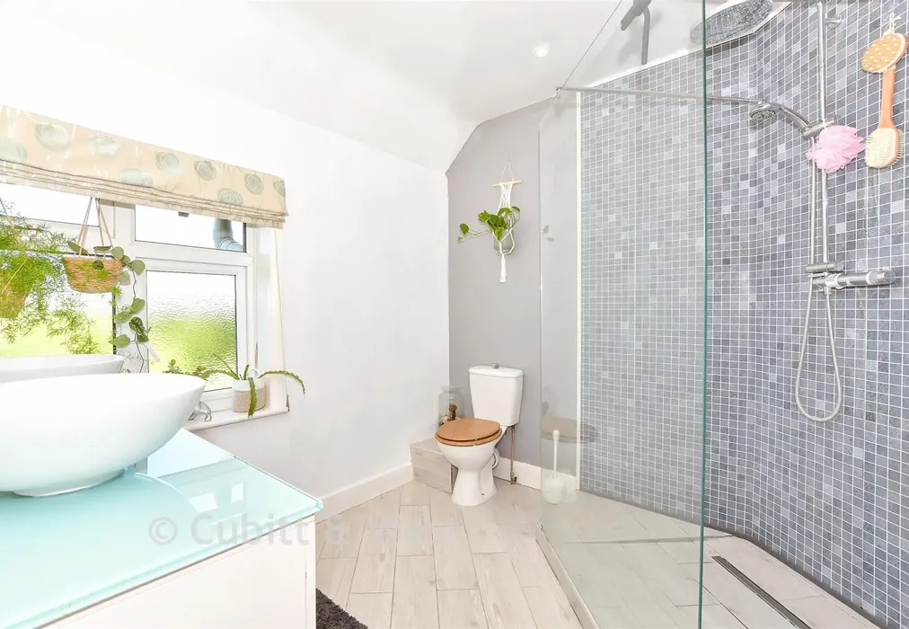 Shower Room - Council Cottages, Warningcamp, West Sussex - Wards of Kent