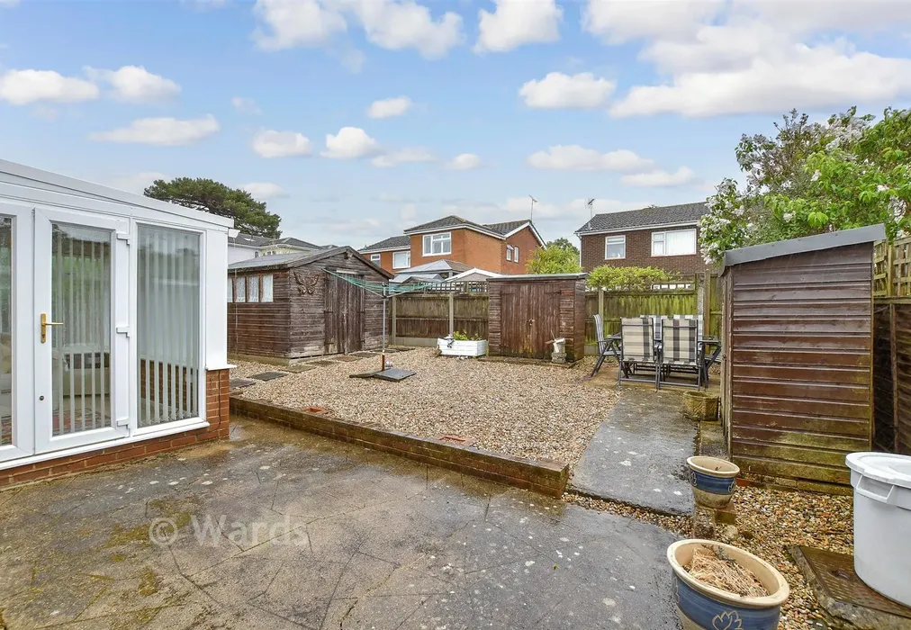 Rear Garden - Lower Herne Road, Herne Bay, Kent - Wards of Kent