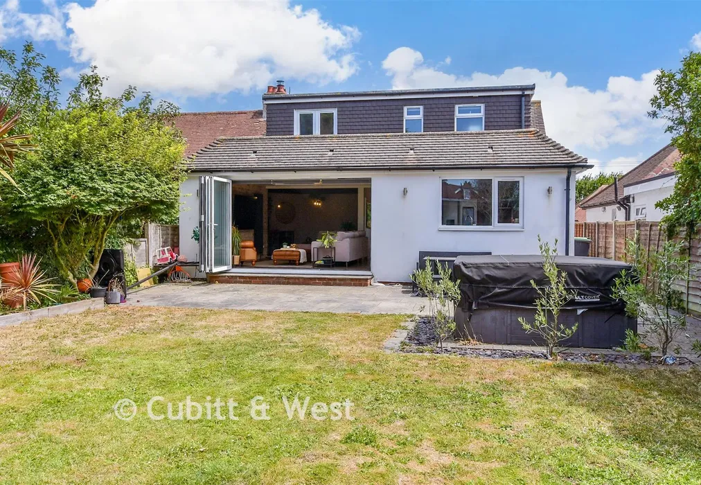 Rear Elevation - Berriedale Drive, Sompting, West Sussex - Wards of Kent