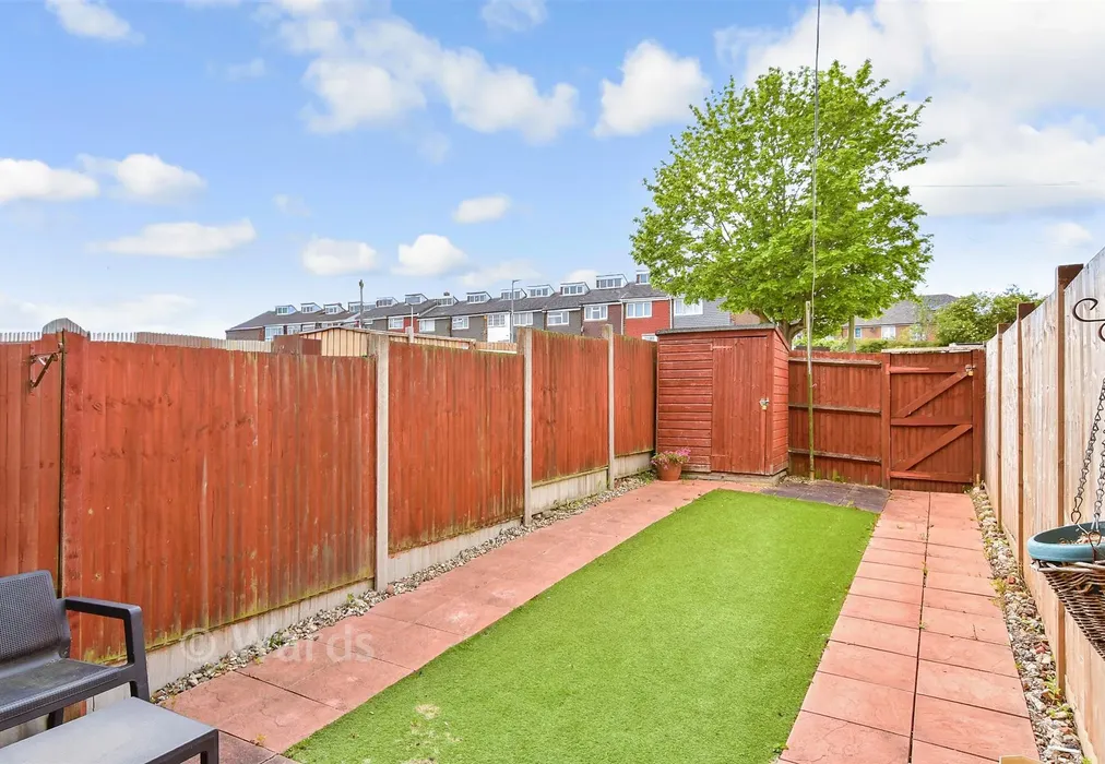 Rear Garden - Fulmar Road, Rochester, Kent - Wards of Kent