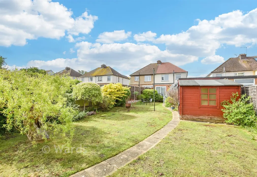 Rear Garden - London Road, Ditton, Kent - Wards of Kent
