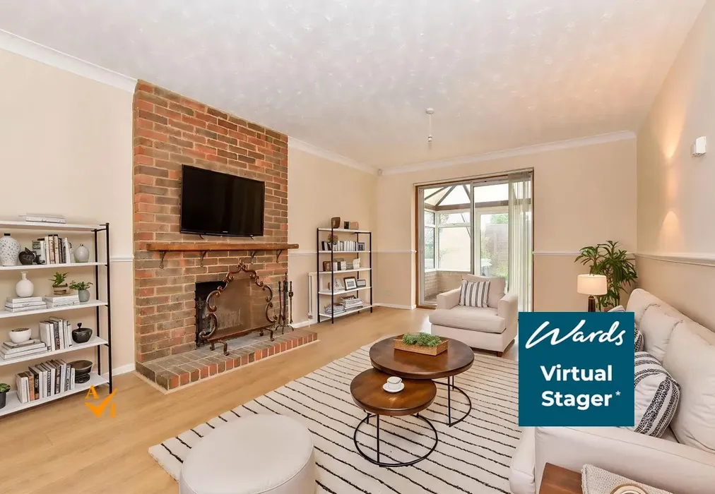 Sitting Room (Nordic style) - South Lea, Kingsnorth, Kent - Wards of Kent