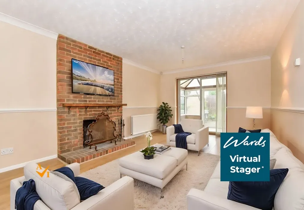 Sitting Room (Modern style) - South Lea, Kingsnorth, Kent - Wards of Kent