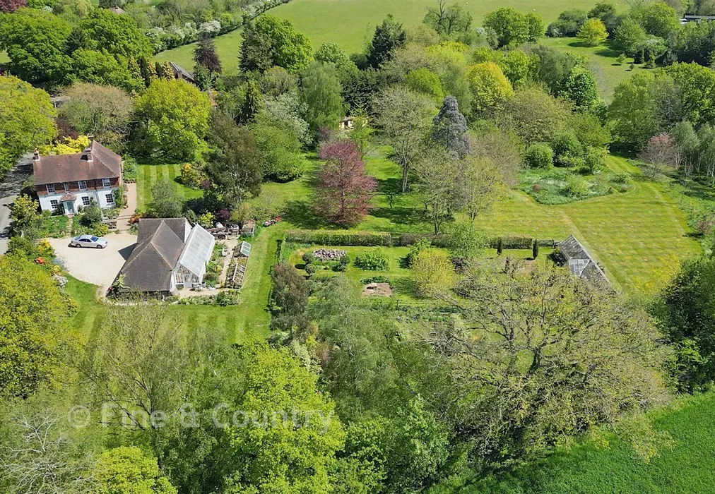 Aerial View - Swan Lane, Sellindge, Ashford, Kent - Wards of Kent