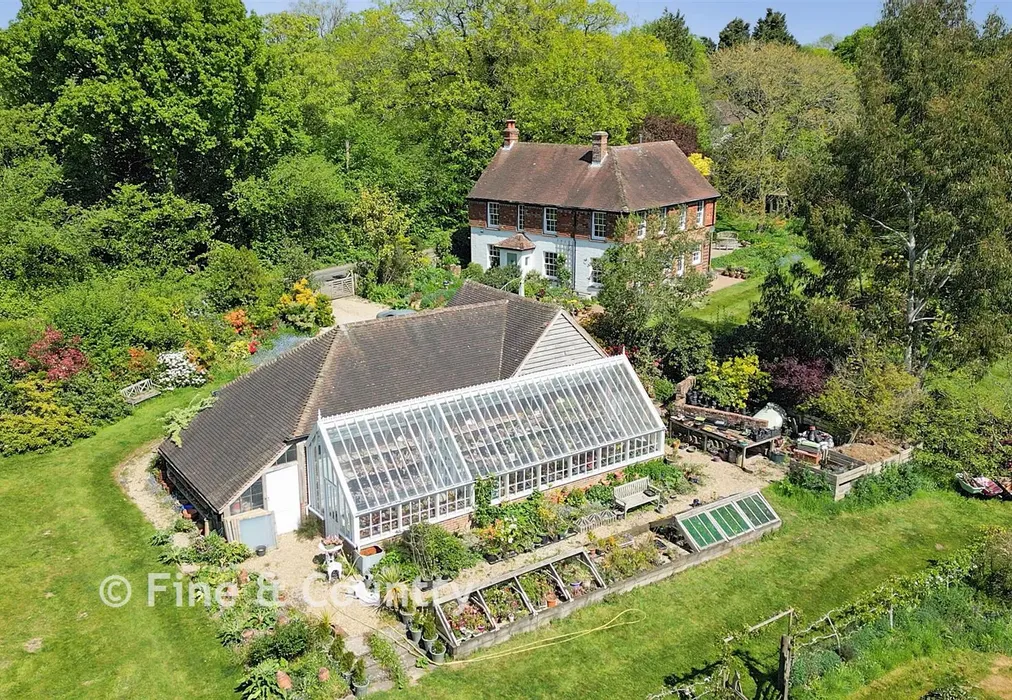 Aerial View - Swan Lane, Sellindge, Ashford, Kent - Wards of Kent