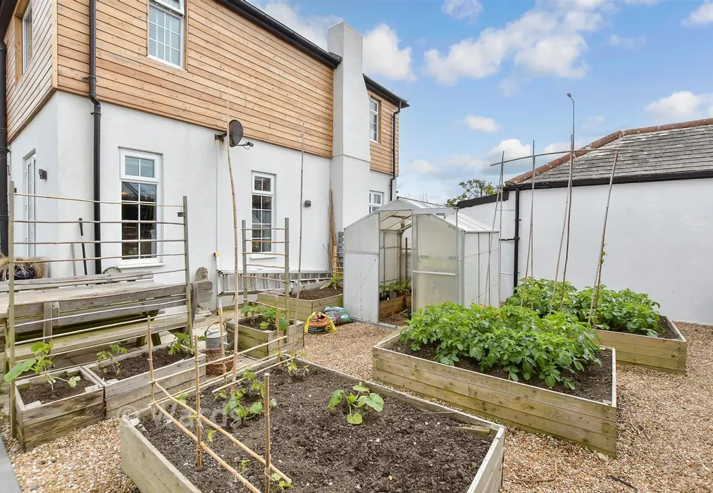 Rear Garden - Dymchurch Road, St. Mary's Bay, Kent - Wards of Kent