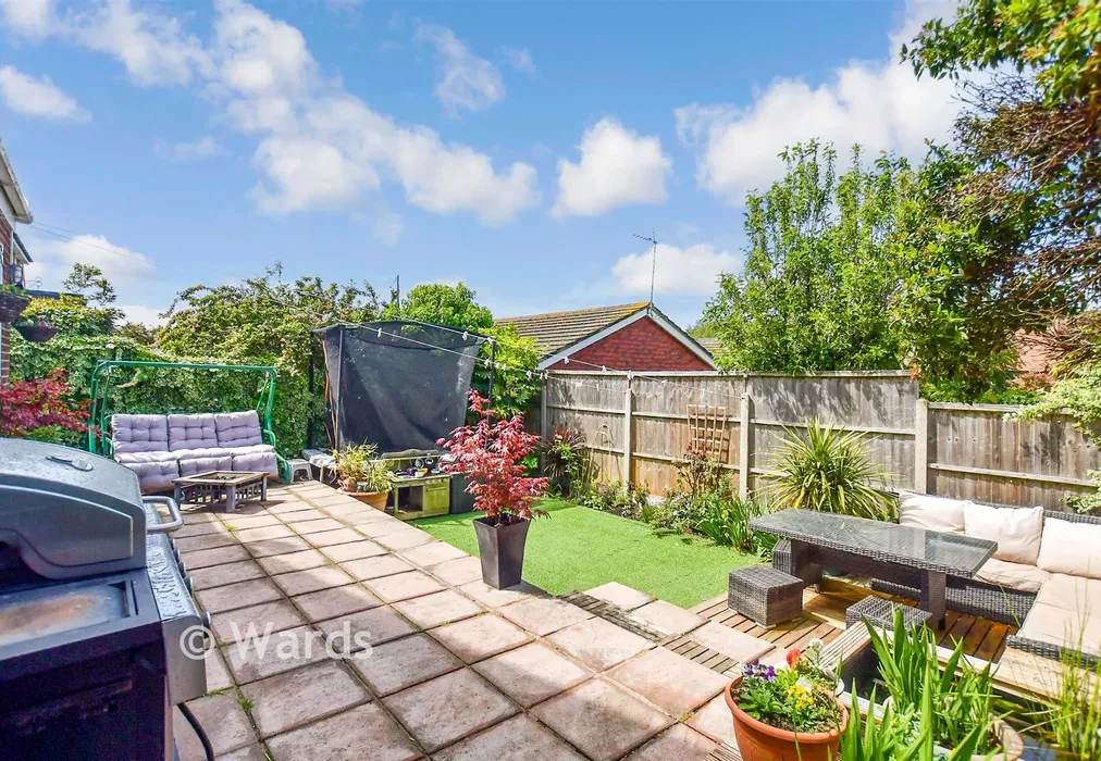 Rear Garden - Gainsborough Drive, Herne Bay, Kent - Wards of Kent