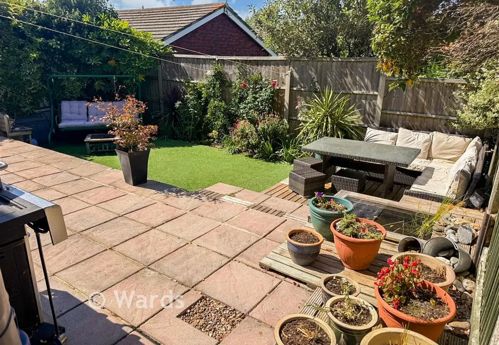 Rear Garden - Gainsborough Drive, Herne Bay, Kent - Wards of Kent