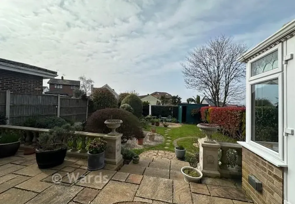 Rear Garden - Minster Drive, Minster-On-Sea, Sheerness, Kent - Wards of Kent