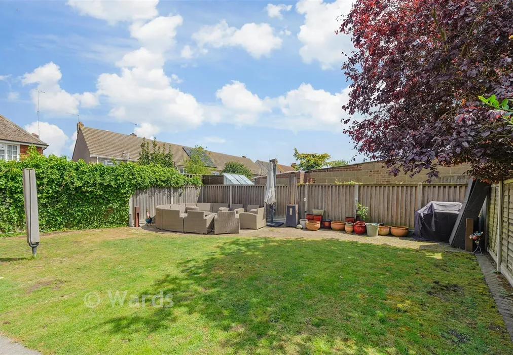 Rear Garden - Lower Higham Road, Chalk, Gravesend, Kent - Wards of Kent