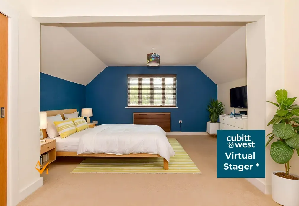Bedroom 1 (Nordic style) - Henfield Road, Cowfold, Horsham, West Sussex - Wards of Kent