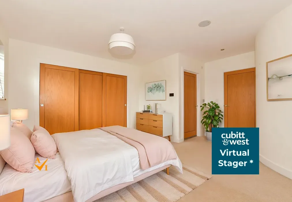 Bedroom 2 (Contemporary style) - Henfield Road, Cowfold, Horsham, West Sussex - Wards of Kent