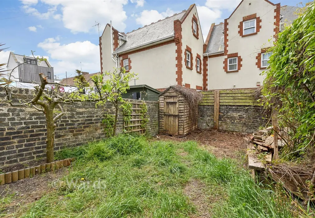 Rear Garden - Walpole Road, Cliftonville, Kent - Wards of Kent