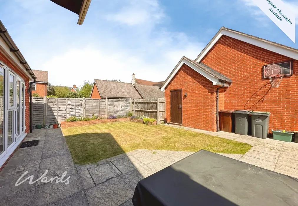 Rear Garden - Langley Way West Maling ME19 - Wards of Kent