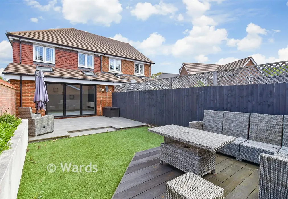 Rear Elevation - Alans Gardens, Yalding, Maidstone, Kent - Wards of Kent