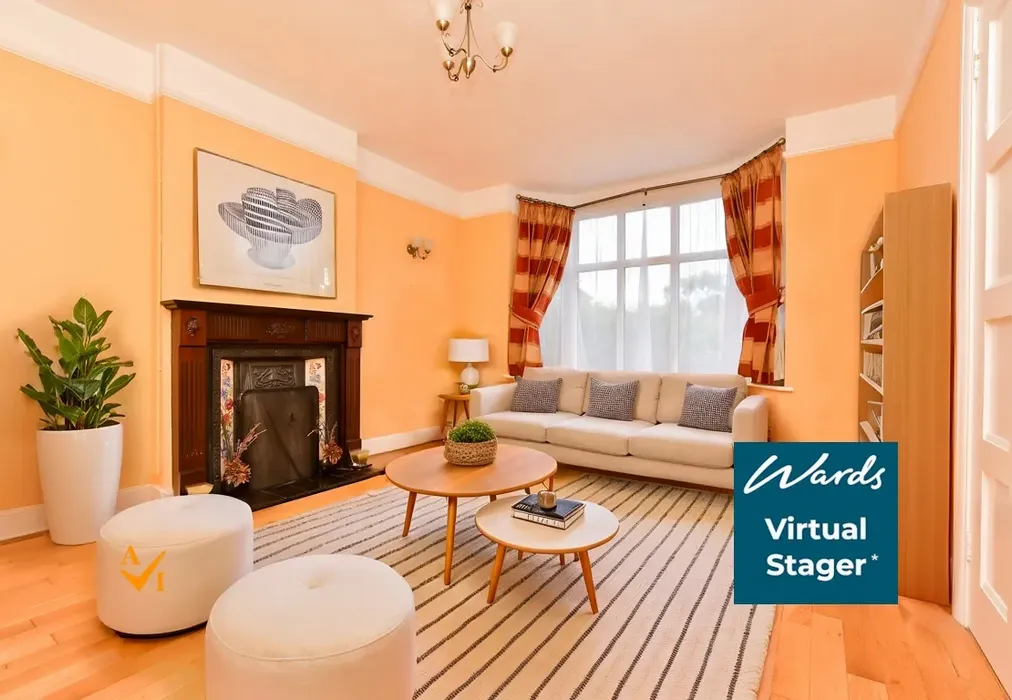 Lounge (Nordic style) - Avebury Avenue, Ramsgate, Kent - Wards of Kent