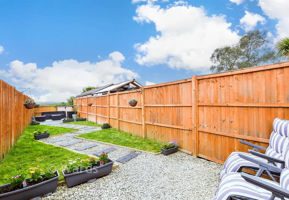 Rear Garden - Cork Street, Eccles, Kent - Wards of Kent