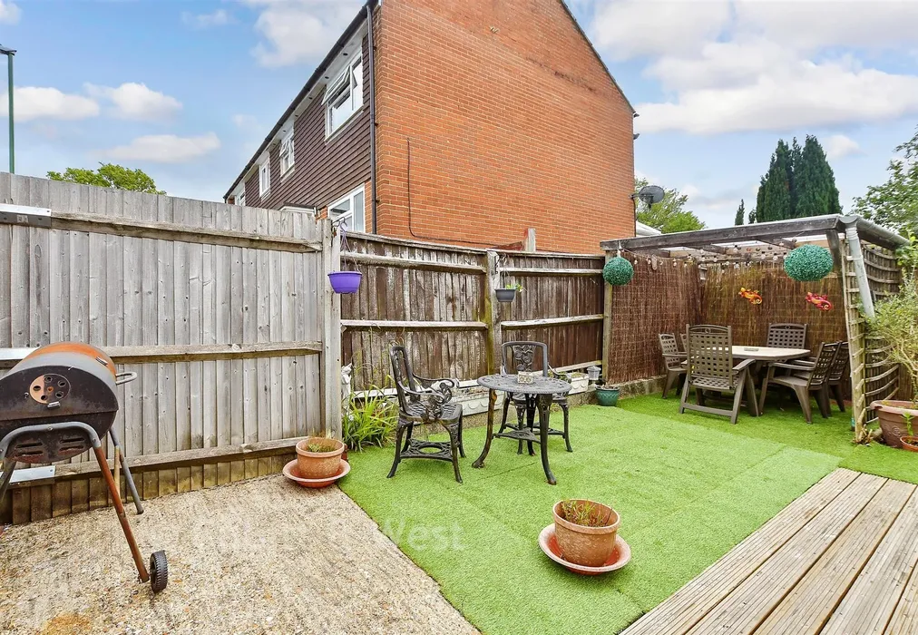 Rear Garden - Silver Birches, Haywards Heath, West Sussex - Wards of Kent