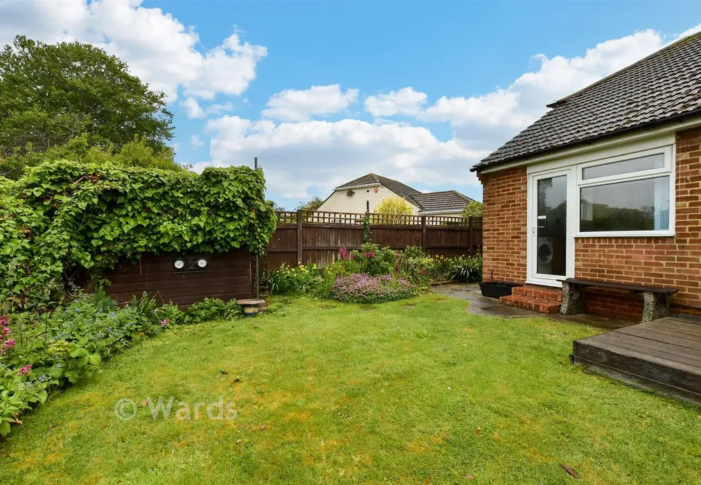 Rear Garden - Marlborough Close, Broadstairs, Kent - Wards of Kent