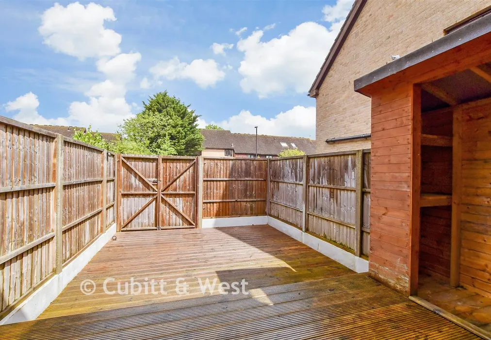 Rear Garden - Galahad Road, Ifield, Crawley, West Sussex - Wards of Kent